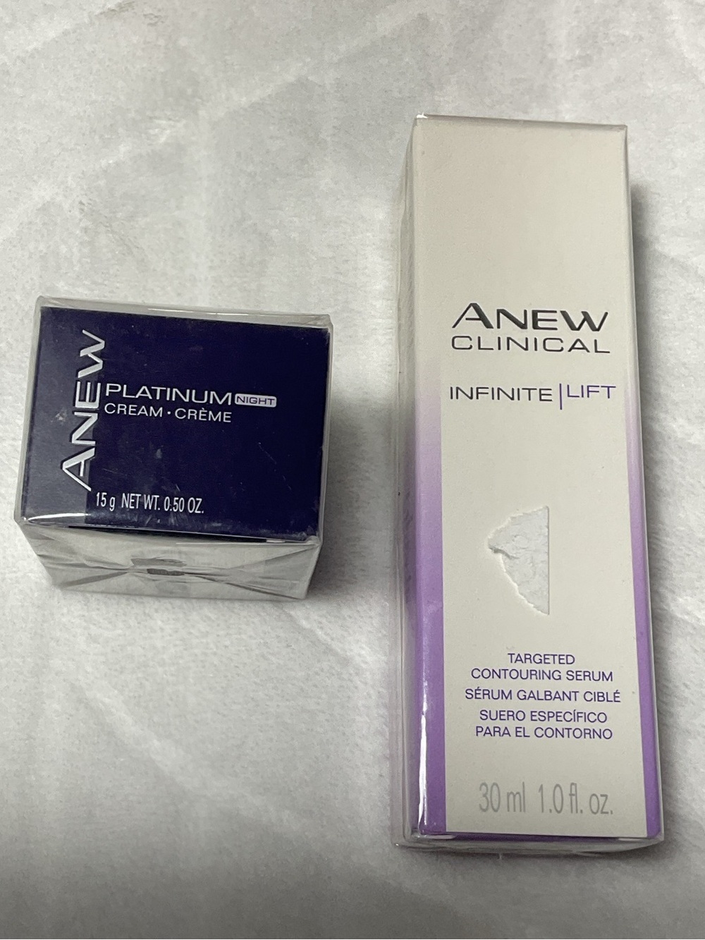 ANEW platinum night cream and ANEW infinite lift nwt